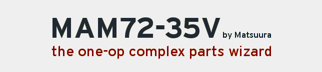 Maatsura Mam72-35V - the one op complex parts wizard